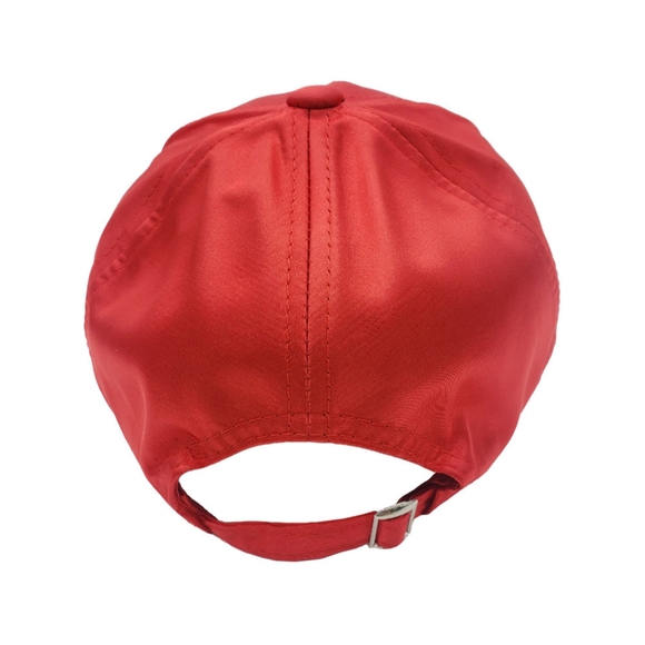 Red VOTE Rhinestone Crystal Brim Baseball Cap Statement Hat Bling - Picture 2 of 3